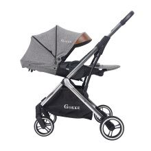 Convertible baby stroller with reversible seat 3 in 1 pushchair